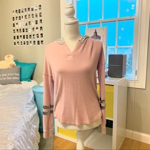 Pink rose sweatshirt